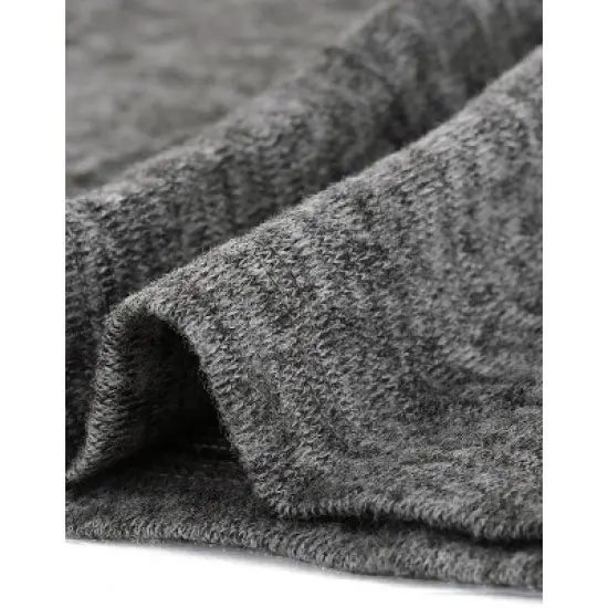 Agnes Orinda Women's Plus Size Outerwear Asymmetric Colorblock Open Front Knit Cardigan image {5}