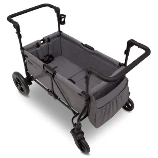 Jeep Wrangler Stroller Wagon with Included Car Seat Adapter by Delta Children - Gray image {7}