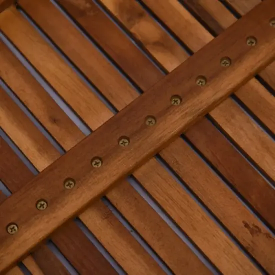 Outsunny 3 Piece Outdoor Side Nesting Table Patio Set with Acacia Wood Build & Multi-Functional Design image {5}