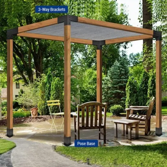 Pergola Bracket Kit,for Gazebos, Patio Pergolas, Log Cabin Outdoor image {12}