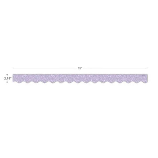 Teacher Created Resources&reg; Composition Purple Scalloped Border Trim, 35 Feet Per Pack, 6 Packs image {3}