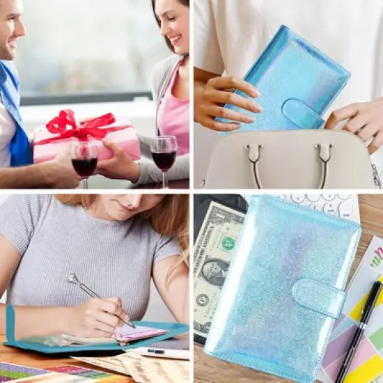 Money Saving Challenge Binder Trackers, A6 Budget Organizer for Cash, Saving Binder with Cash Envelopes, Expense Sheets image {7}