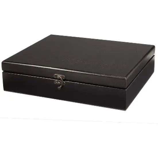 WE Games 12 Number Shut the Box Board Game in Natural Wood Box with Lid image {2}