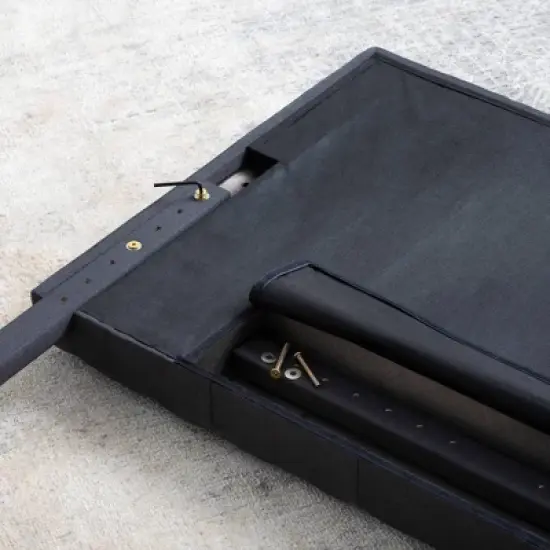 Avery Adjustable Faux Leather Headboard - Brookside Home image {4}