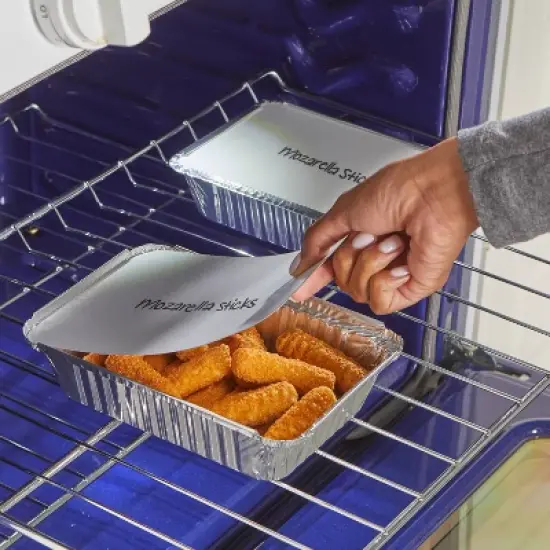 EZ Foil Store and Reheat Oblong Pan with Oven Safe Lid - 5ct image {2}