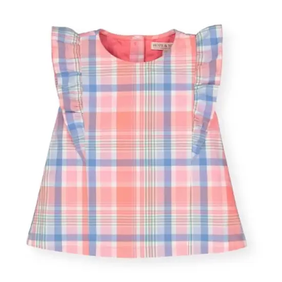 Hope & Henry Girls' A-Line Flutter Top, Infant image {5}