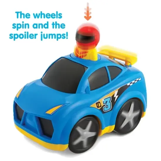 Kidoozie Press n Zoom Race Car, Toddlers ages 12 months and older image {4}