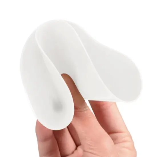 Unique Bargains Silicone Flexible Heat-resistant Waterproof Jar Opener Pads White 4 Pcs image {3}