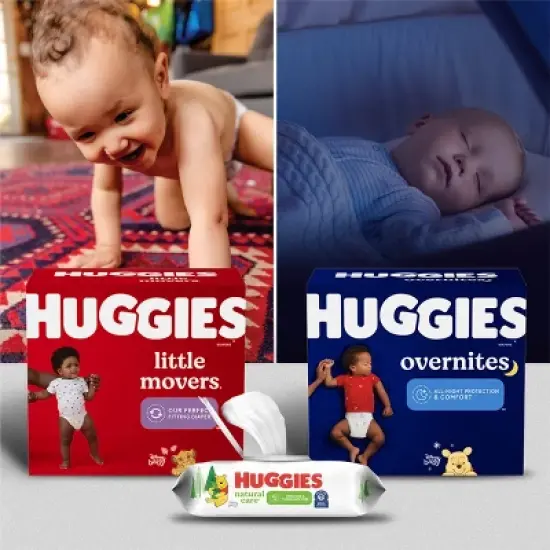 Huggies Little Movers Baby Disposable Diapers - (Select Size and Count) image {8}