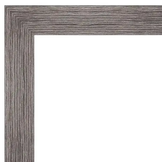 Amanti Art Pinstripe Plank Grey Narrow Framed Dry Erase Magnetic Board image {3}