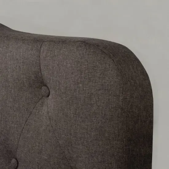 Nicole Upholstered Headboard Stone Fabric/Metal (Frame Not Included) - Hillsdale Furniture image {4}