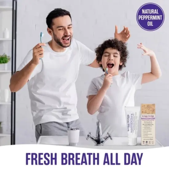 SprinJene Natural FF Sensitive Relief Toothpaste - 3.5oz image {7}