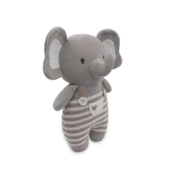 Living Textiles Baby Stuffed Animal - Ezra Elephant image {1}