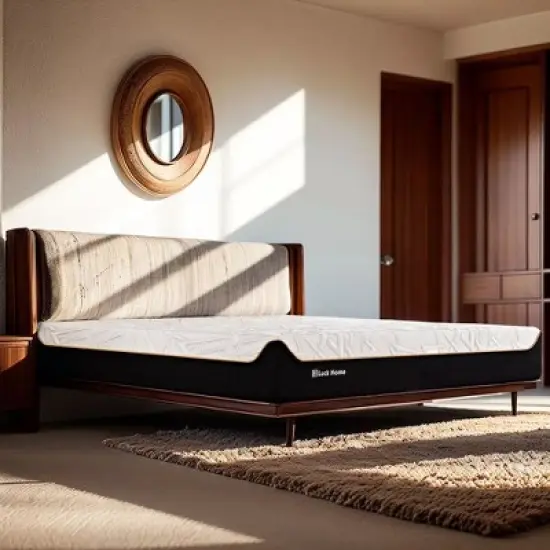 Luck Live 10 inch full mattress, gel memory foam mattress for pain relief, boxed mattress, CertiPUR-US certified, no fiberglass mattress, white. image {5}