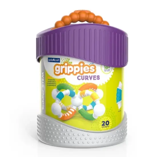 Guidecraft Grippies Curves, 20-Piece Set image {2}
