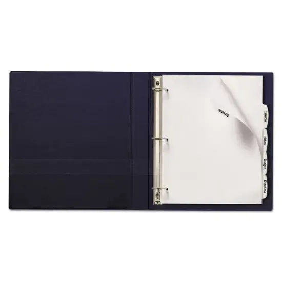 Avery Big Tab White Label Tab Dividers 5-Tab Letter 14434 image {2}