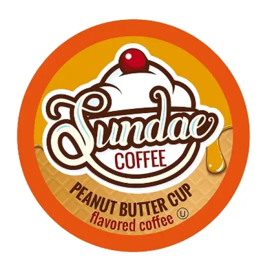 Sundae Ice Cream Flavored Coffee Pods,2.0 Keurig K-Cup,Peanut Butter Cup,48Count image {11}