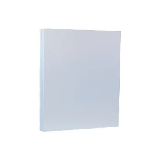 JAM Paper Matte Colored Paper 28 lbs. 8.5" x 11" Baby Blue 50 Sheets/Pack (5155794) image {1}