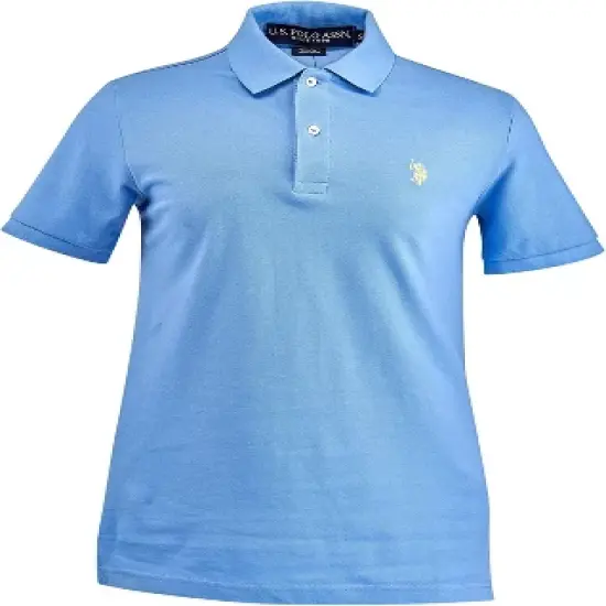 U.S. Polo Assn. Mens Solid Pique Polo with Small Pony image {8}
