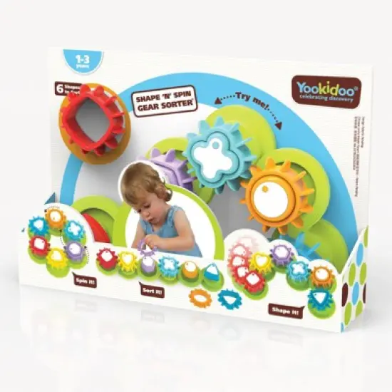 Yookidoo Shape N Spin Gear Sorter image {5}
