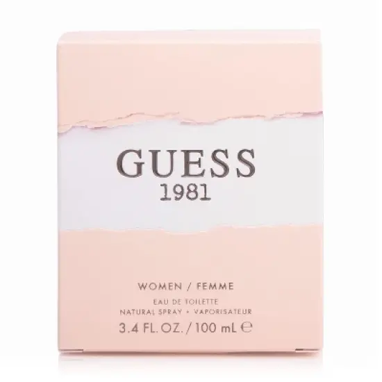 Guess 1981 Women's Perfume Eau De Toilette EDT Spray, 3.4 Fl. Oz. image {9}