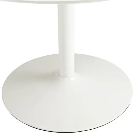 Revolve Round Wood Dining Table White - Modway image {1}