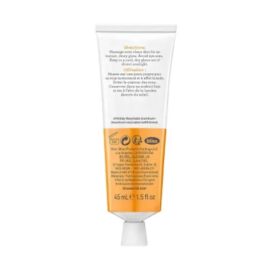 bliss Glow Rush Luminous Daily Moisturizer with Vitamin C - 1.5oz image {1}
