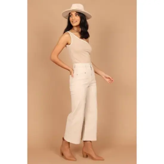 Petal and Pup Womens Georgette High Waisted Straight Leg Pants image {5}