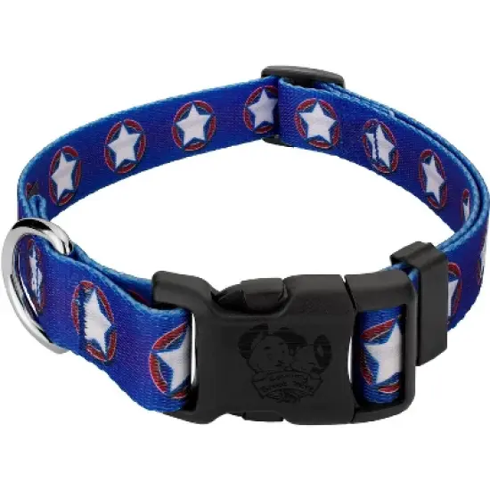 Country Brook Petz Deluxe American Stars Dog Collar - Made In The U.S.A. (5/8 Inch, Small) image {5}