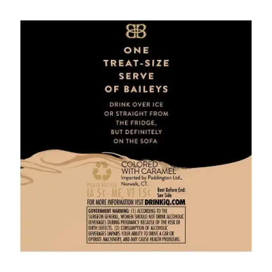 Baileys Irish Cream Liqueur Minis - 3pk/100ml Bottles image {5}