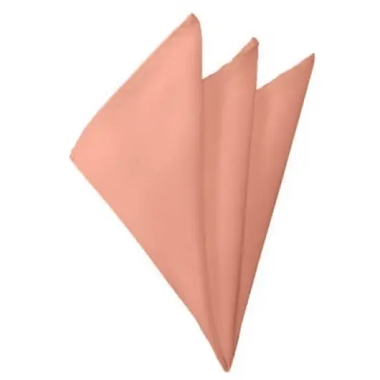 TheDapperTie - Men's Solid Color 10 Inch x 10 Inch Pocket Squares Handkerchief image {12}