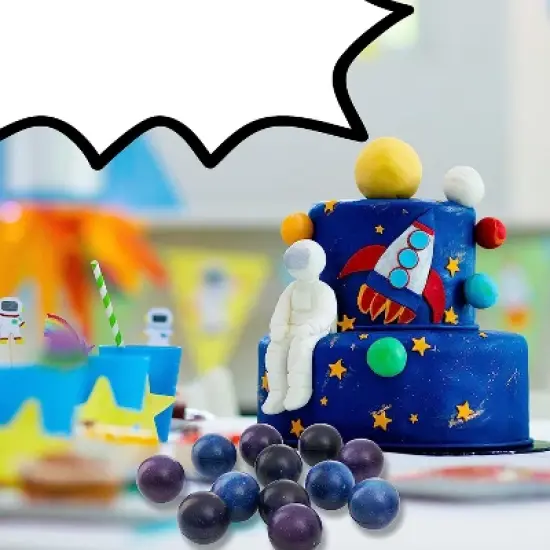 Neliblu 2.5" Space Theme Stress Balls for Kids and Adults, 12-Pack image {2}