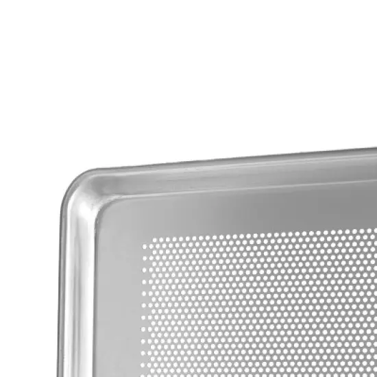 Winco Sheet Pan, Perforated, Aluminum, 13 x 18 (Half Size) - Silver image {1}