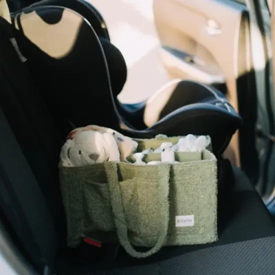 Diaper Caddy Organizer - Versatile Basket for Diapers, Wipes & Baby Essentials - Perfect Baby Shower Gift, Car Storage, & for Expecting Mothers image {6}