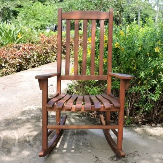 Traditional Rocking Chair - Oil Based Stain - Merry Products image {5}