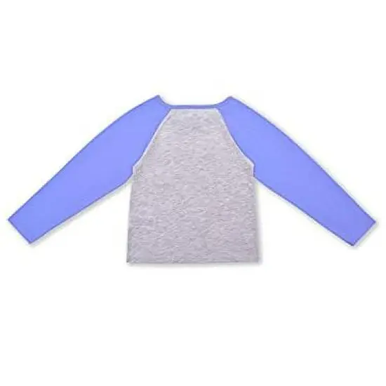 Disney Girl's Frozen Elsa, Anna, and Olaf 2 Piece Graphic Printed Long Sleeve Tee Shirt and Jogger Pants for kids image {4}