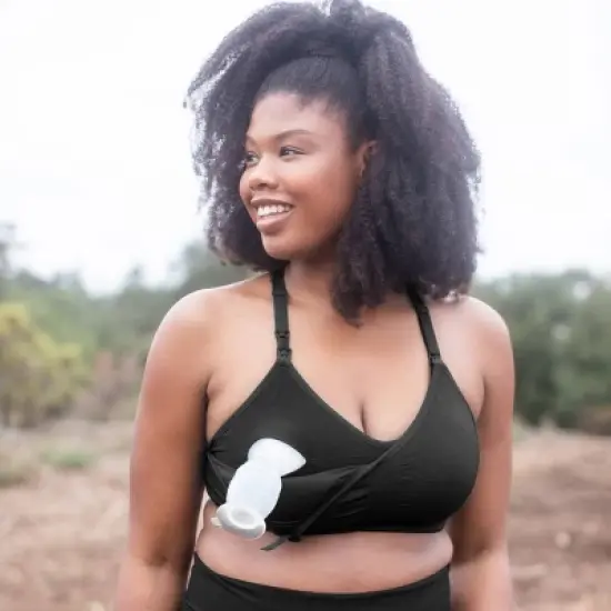 Kindred Bravely Women's Sublime Sports Pumping + Nursing Hands-Free Bra image {5}