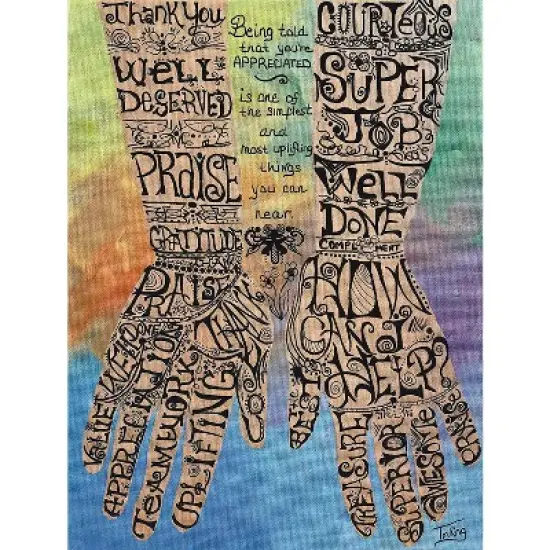 Sunsout Words of Appreciation 300 pc Jigsaw Puzzle 60950 image {5}