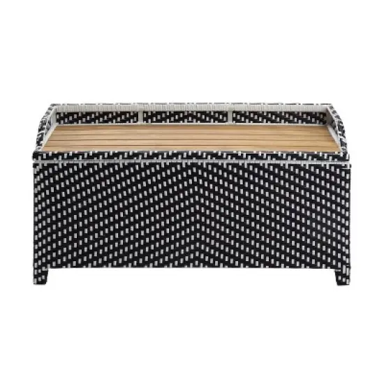 2pc Maksville Aluminum Patio Loveseat & Storage Bench - miBasics
 image {10}