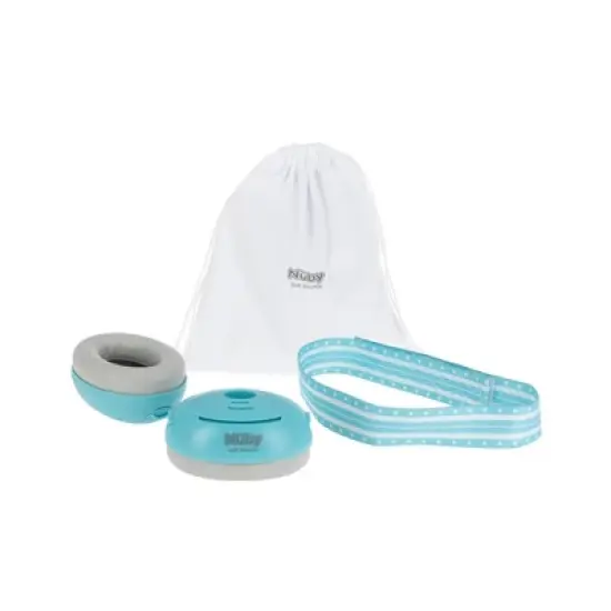 Nuby Baby Earmuffs with Travel Bag - Blue image {1}