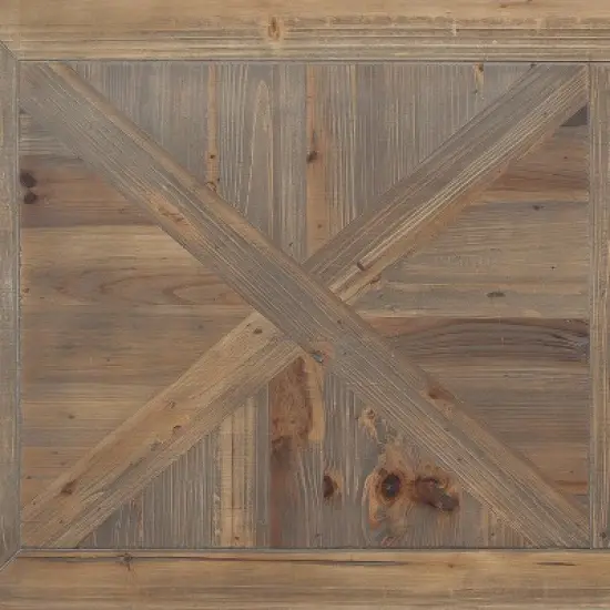 Garris Reclaimed Wood Writing Desk Black - Aiden Lane image {6}