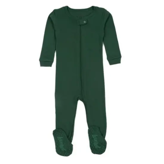 Leveret Toddler Footed Cotton Solid Boho Color Pajama image {6}