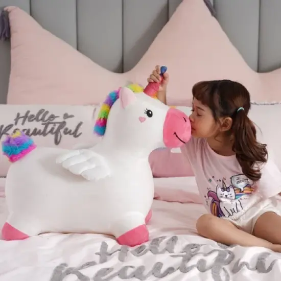 iPlay, iLearn Bouncy Pals Hopping Animal - Bouncy Unicorn image {4}