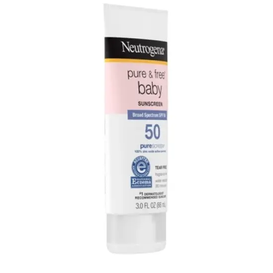 Neutrogena Pure & Free Baby Sunscreen Lotion - SPF 50 - 3 fl oz image {4}