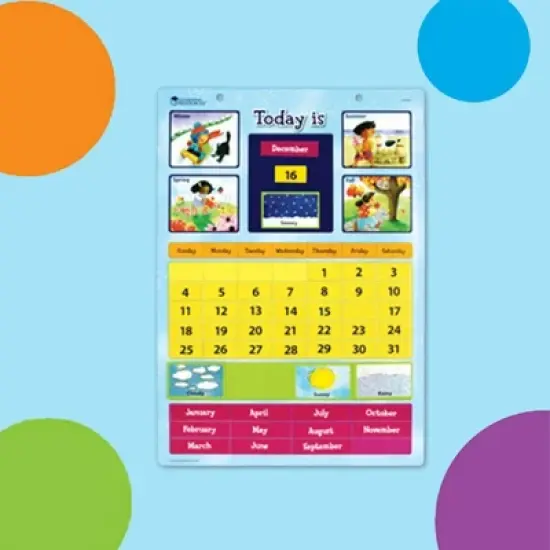 Learning Resources Magnetic Learning Calendar image {3}