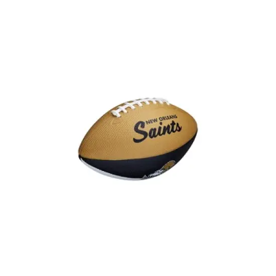 NFL Wilson Retro Jr Football - New Orleans Saints image {3}