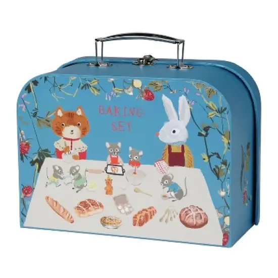 Manhattan Toy Forest Tales 17-Piece Pretend Bread Baking and Serving Set for Two with Carrying Case image {6}