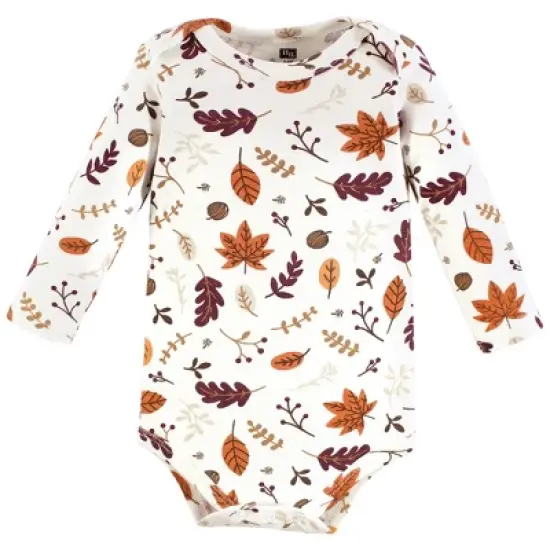Hudson Baby Unisex Baby Cotton Long-Sleeve Bodysuits, Hello Fall image {4}