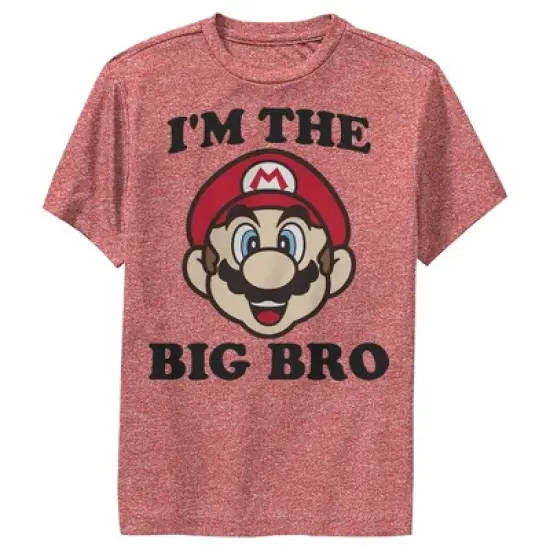 Boy's Nintendo Mario Big Brother Performance Tee image {3}