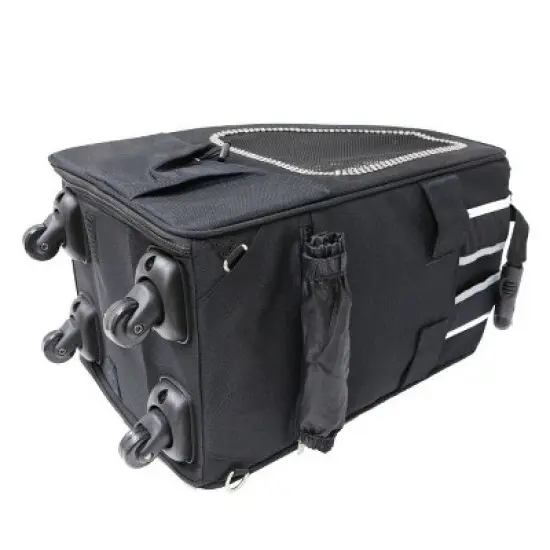 Petique 5-in-1 Pet Stroller Complete Set with Pet Carrier and Stroller Frame image {11}